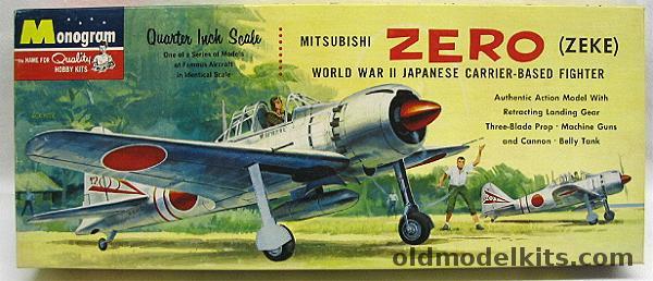 Monogram 1/48 Mitsubishi Zero (Zeke) A6M5, PA73-98 plastic model kit